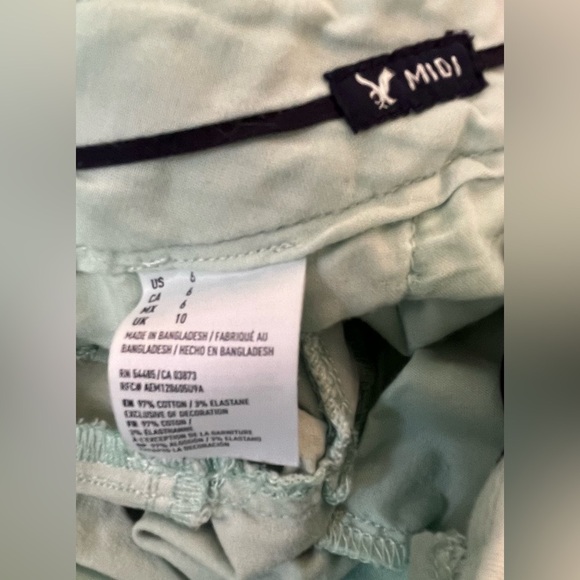 American eagle AE outfitters Womens juniors teen midi shorts 2 pairs Sz 6 - Picture 9 of 10
